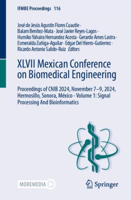 Book cover of: XLVII Mexican Conference on Biomedical Engineering. By: José de Jesús Agustín Flores Cuautle
