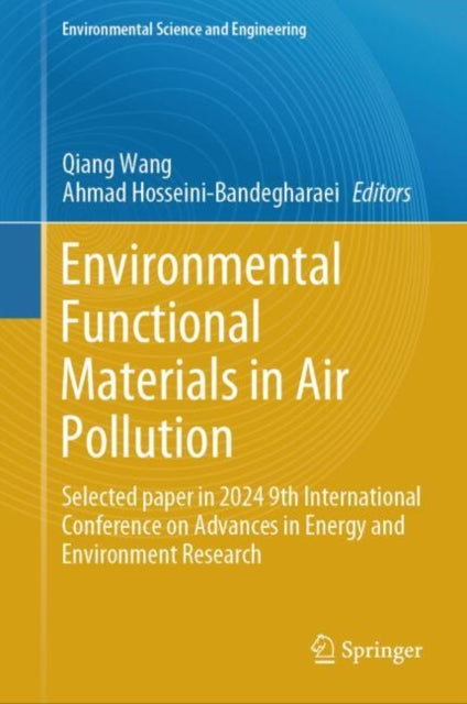Book cover of: Environmental Functional Materials in Air Pollution. By: Qiang Wang