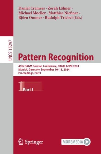Book cover of: Pattern Recognition. By: Daniel Cremers