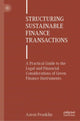 Book cover of: Structuring Sustainable Finance Transactions