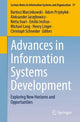 Book cover of: Advances in Information Systems Development