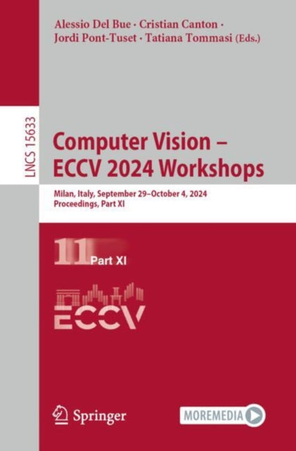 Book cover of: Computer Vision – ECCV 2024 Workshops