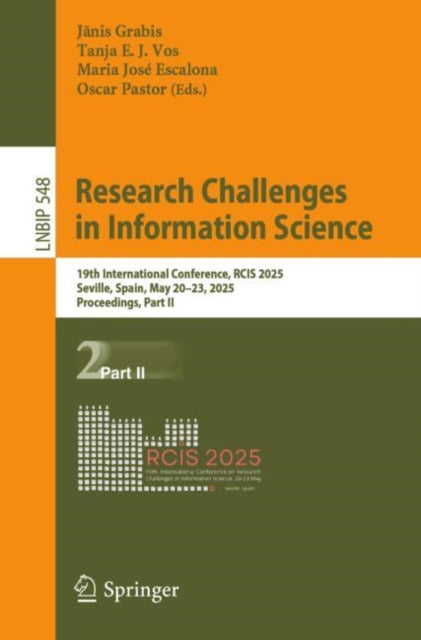 Book cover of: Research Challenges in Information Science