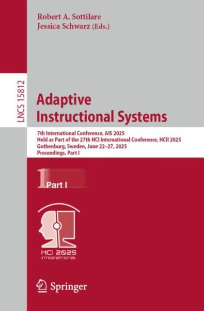 Book cover of: Adaptive Instructional Systems