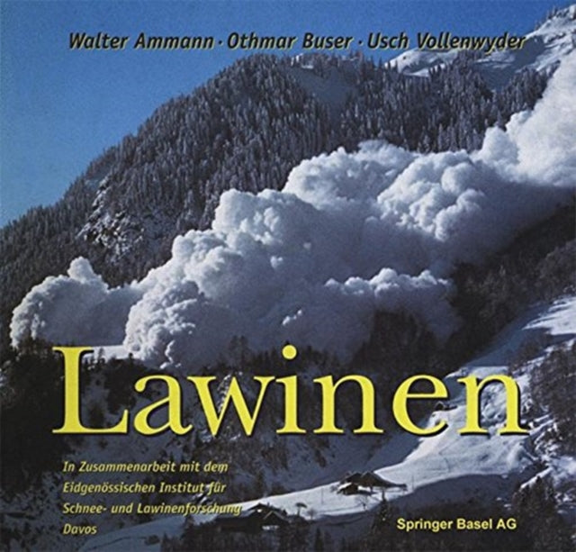 Book cover of: Lawinen. By: Ammann