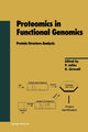 Book cover of: Proteomics in Functional Genomics. By: P. Jolles
