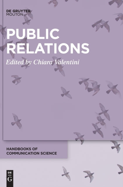 Book cover of: Public Relations. By: Chiara Valentini