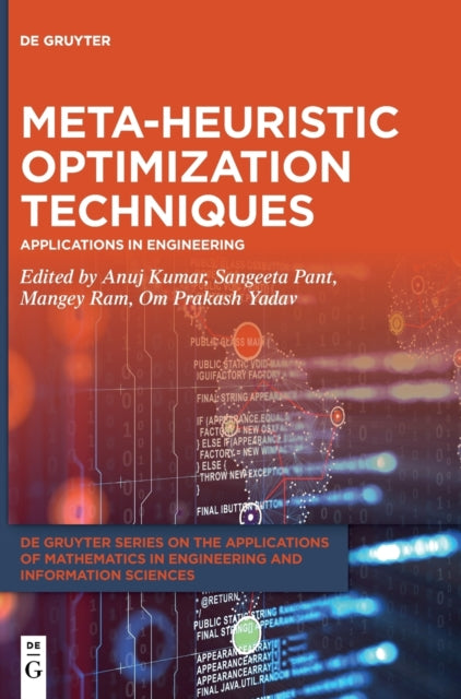 Book cover of: Meta-heuristic Optimization Techniques. By: Mangey Ram