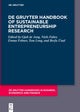 Book cover of: De Gruyter Handbook of Sustainable Entrepreneurship Research. By: Gjalt de Jong