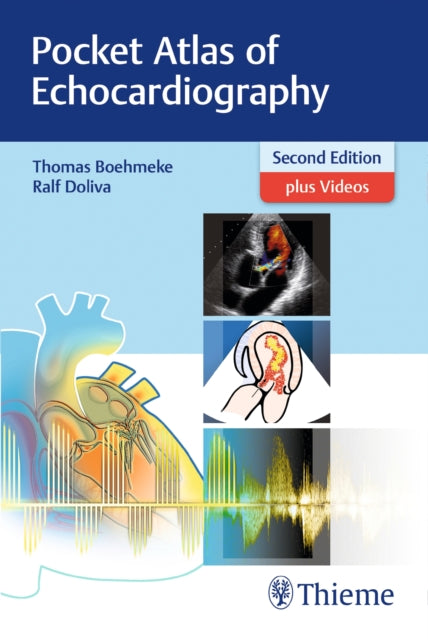 Book cover of: Pocket Atlas of Echocardiography. By: Thomas Boehmeke