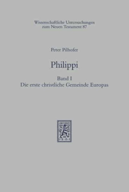 Book cover of: Philippi. By: Peter Pilhofer