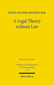 Book cover of: Legal Theory without Law. By: Ernst Joachim Mestmäcker