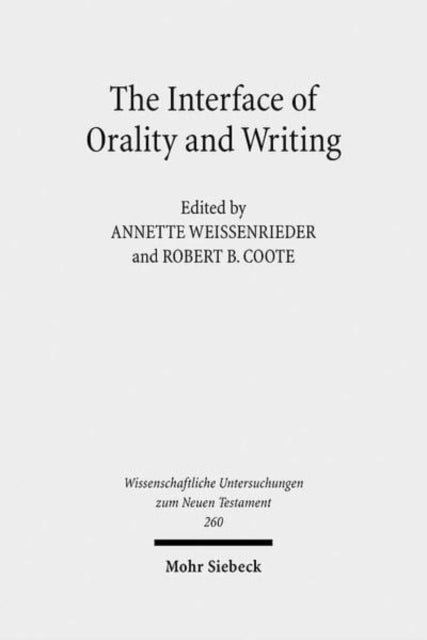 Interface of Orality and Writing