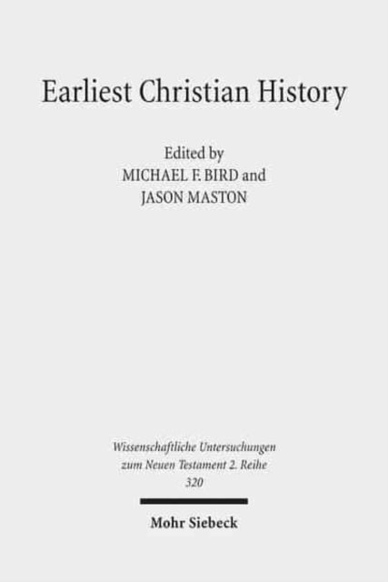 Book cover of: Earliest Christian History. By: Martin Hengel