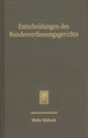 Book cover of: Entscheidungen des Bundesverfassungsgerichts (BVerfGE). By: Mitglieder des Bundesverfassungsgerichts