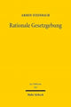 Book cover of: Rationale Gesetzgebung. By: Armin Steinbach