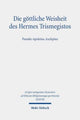 Book cover of: Die gottliche Weisheit des Hermes Trismegistos. By: Dorothee Gall