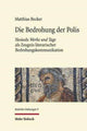 Book cover of: Die Bedrohung der Polis. By: Matthias Becker