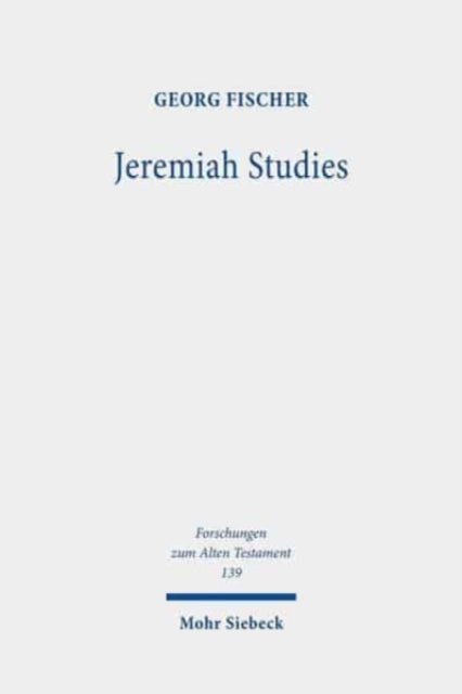 Book cover of: Jeremiah Studies. By: Georg Fischer