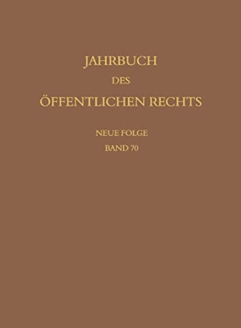 Book cover of: Jahrbuch des offentlichen Rechts der Gegenwart. Neue Folge. By: Oliver Lepsius