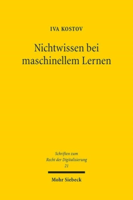 Book cover of: Nichtwissen bei maschinellem Lernen