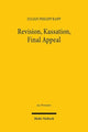 Book cover of: Revision, Kassation, Final Appeal. By: Julian Philipp Rapp