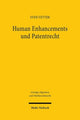 Book cover of: Human Enhancements und Patentrecht. By: Sven Vetter