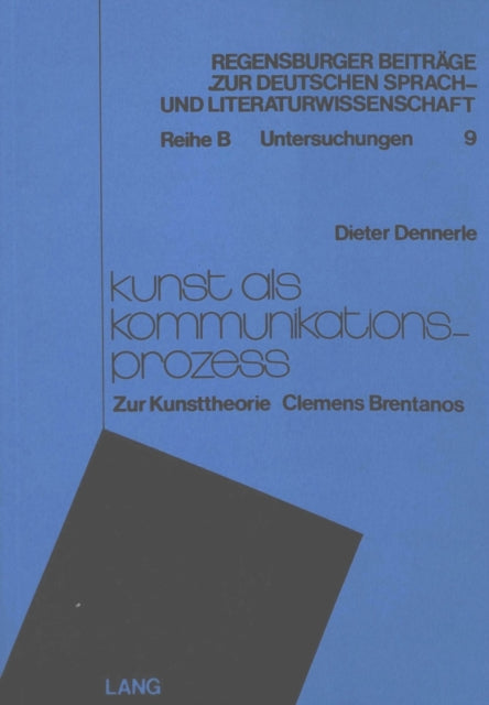 Book cover of: Kunst als Kommunikationsprozess