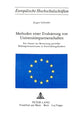 Book cover of: Methoden einer Evaluierung von Universitaetspartnerschaften