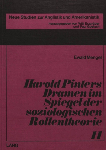 Book cover of: Harold Pinters Dramen im Spiegel der soziologischen Rollentheorie