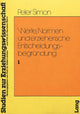 Book cover of: Werte, Normen und Erzieherische Entscheidungsbegruendung