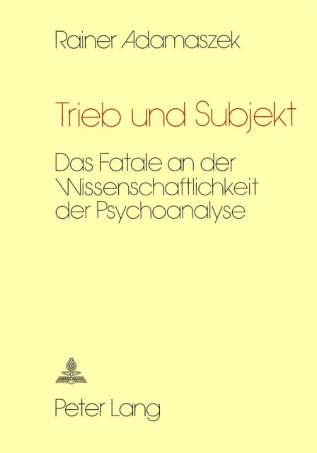Book cover of: Trieb und Subjekt