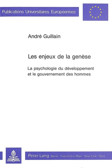 Book cover of: Les enjeux de la genese