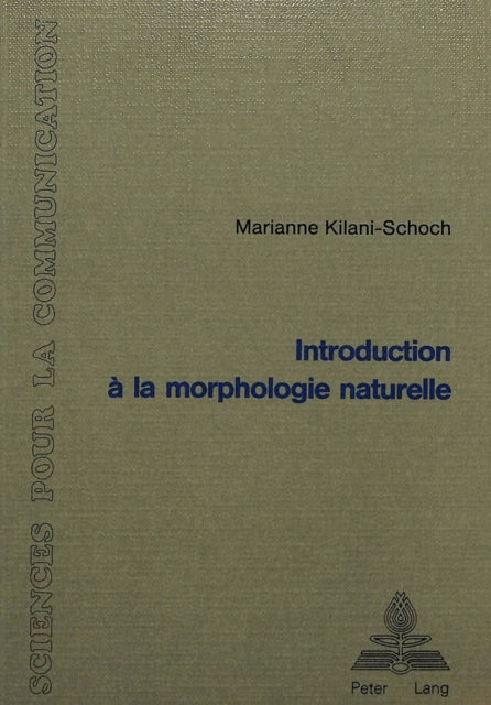 Book cover of: Introduction A La Morphologie Naturelle