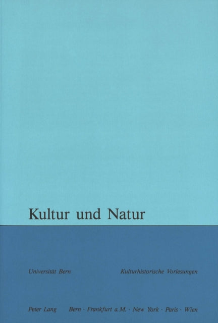 Book cover of: Kultur und Natur