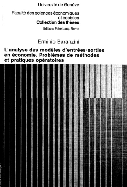 Book cover of: L'analyse des modeles d'entrees-sorties en economie