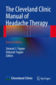 Book cover of: Cleveland Clinic Manual of Headache Therapy. By: Stewart J. Tepper