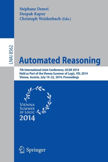 Book cover of: Automated Reasoning. By: Stéphane Demri