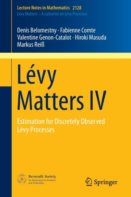 Book cover of: Levy Matters IV. By: Denis Belomestny