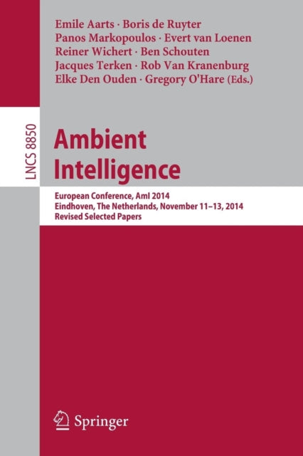 Book cover of: Ambient Intelligence. By: Emile Aarts