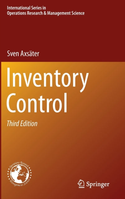 Book cover of: Inventory Control. By: Sven Axsäter