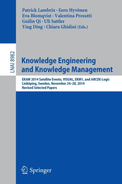 Book cover of: Knowledge Engineering and Knowledge Management. By: Patrick Lambrix