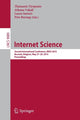 Book cover of: Internet Science. By: Thanassis Tiropanis