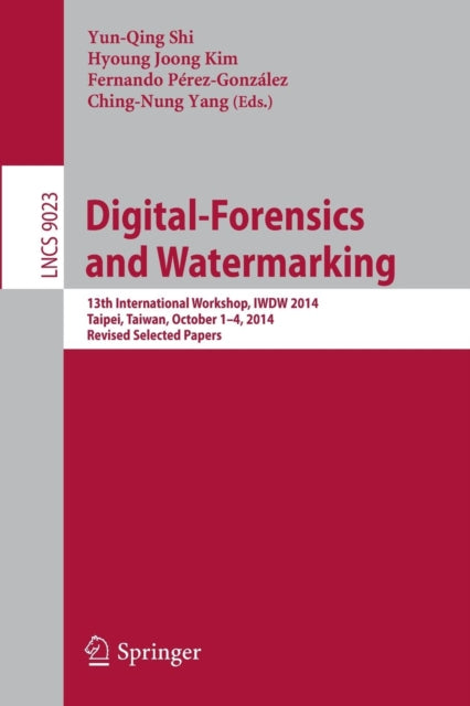 Book cover of: Digital-Forensics and Watermarking. By: Yun-Qing Shi