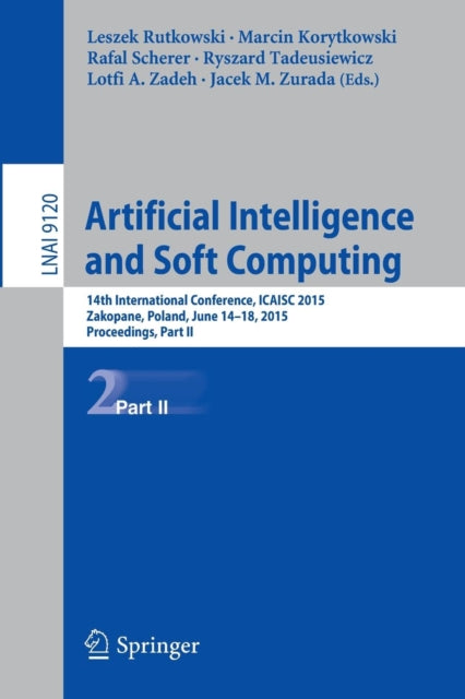 Book cover of: Artificial Intelligence and Soft Computing. By: Leszek Rutkowski
