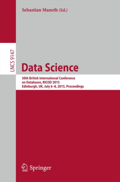 Book cover of: Data Science. By: Sebastian Maneth