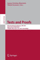 Book cover of: Tests and Proofs. By: Jasmin Christian Blanchette