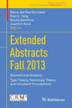 Book cover of: Extended Abstracts Fall 2013. By: Maria del Mar González