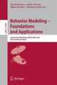 Book cover of: Behavior Modeling -- Foundations and Applications. By: Ella Roubtsova