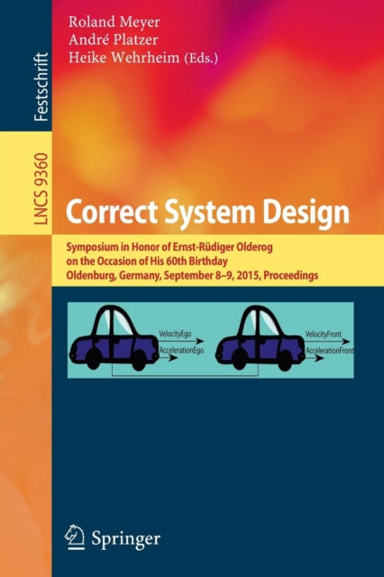 Book cover of: Correct System Design. By: Roland Meyer